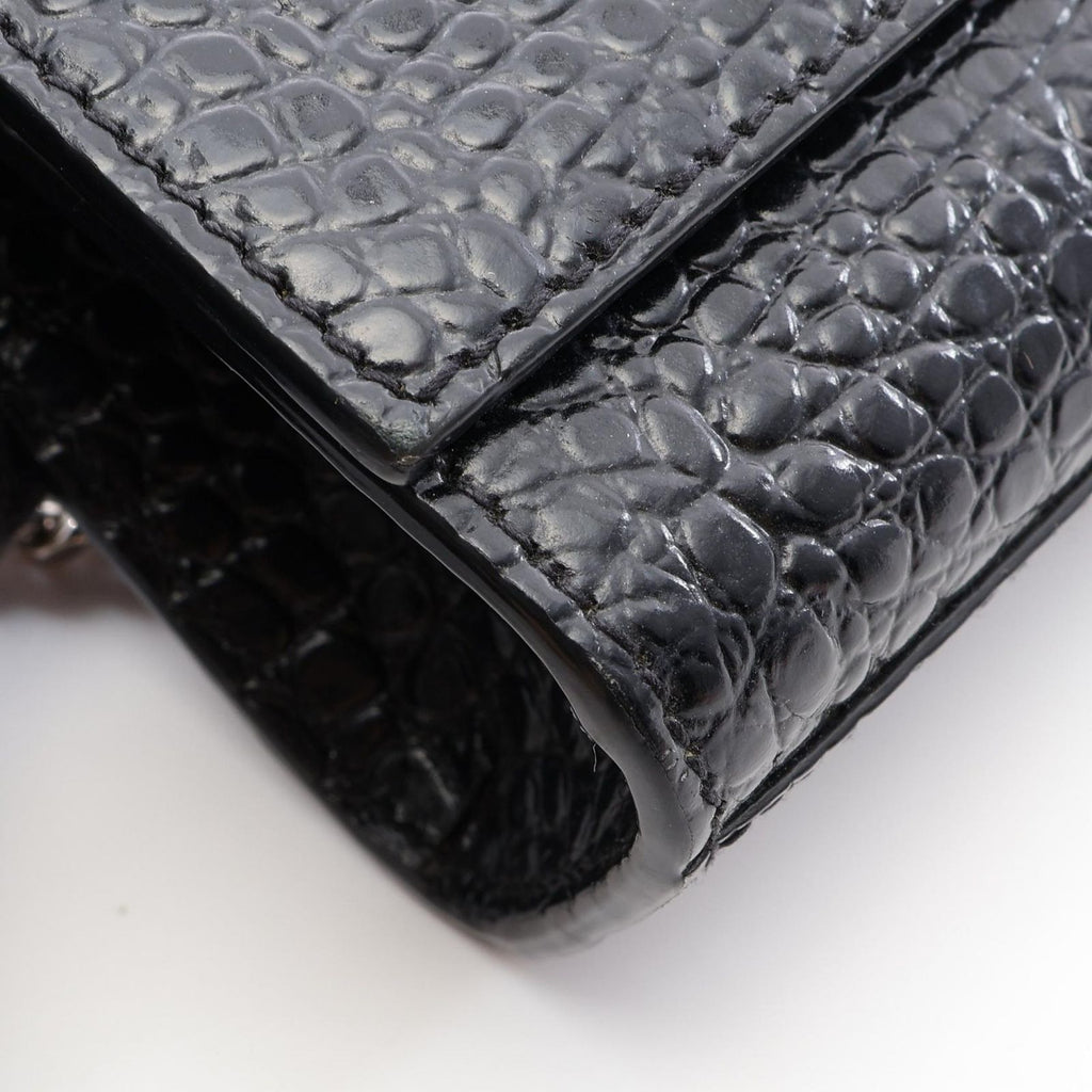Saint Laurent Paris Shoulder Bag Kate Monogram Croco — view 6