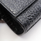 Saint Laurent Paris Shoulder Bag Kate Monogram Croco — view 6
