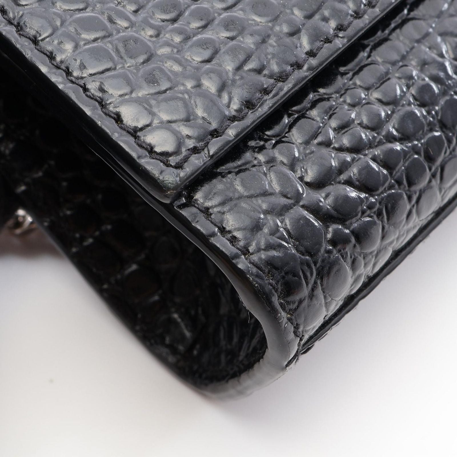 Saint Laurent Paris Shoulder Bag Kate Monogram Croco — view 6