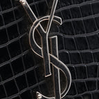 Saint Laurent Paris Shoulder Bag Kate Monogram Croco — view 7