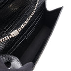 Saint Laurent Paris Shoulder Bag Kate Monogram Croco — view 3