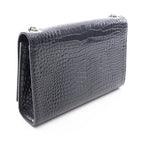 Saint Laurent Paris Shoulder Bag Kate Monogram Croco — view 2