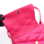 Saint Laurent Paris Shoulder Bag Fuchsia Pink Leather le 57 Hobo — view 5