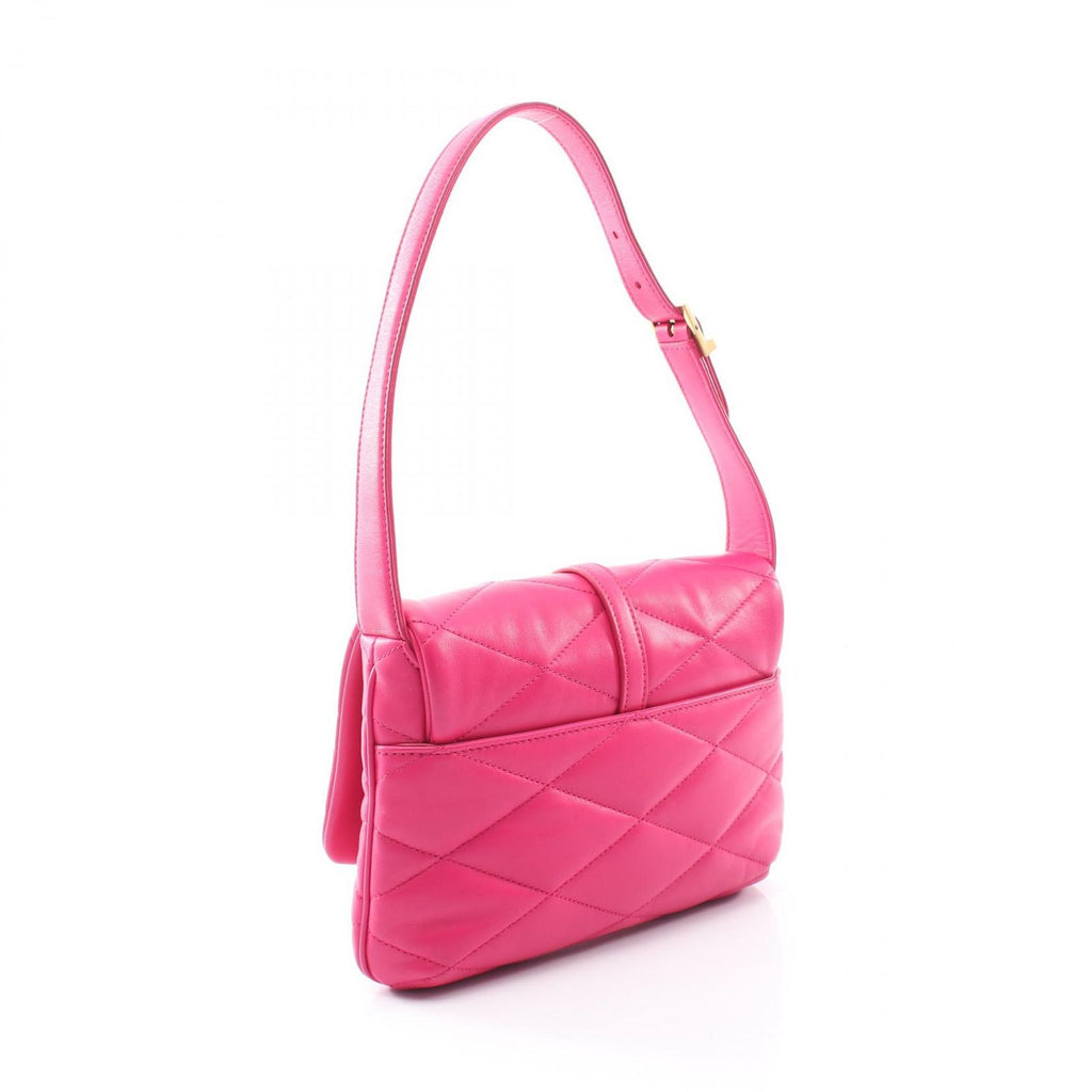Saint Laurent Paris Shoulder Bag Fuchsia Pink Leather le 57 Hobo — view 2