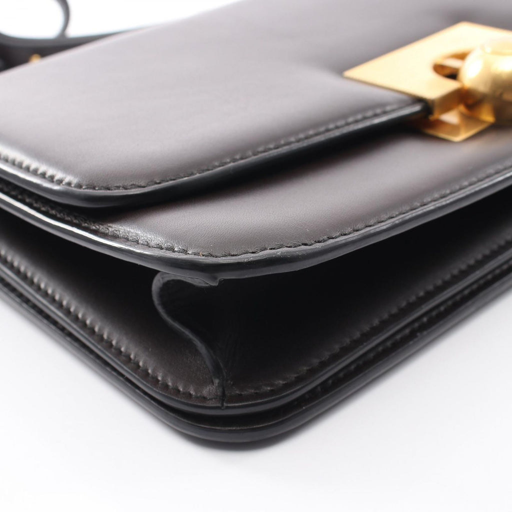 Bottega Veneta Shoulder Bag the Classic Dark Brown Leather Small Ronde — view 9
