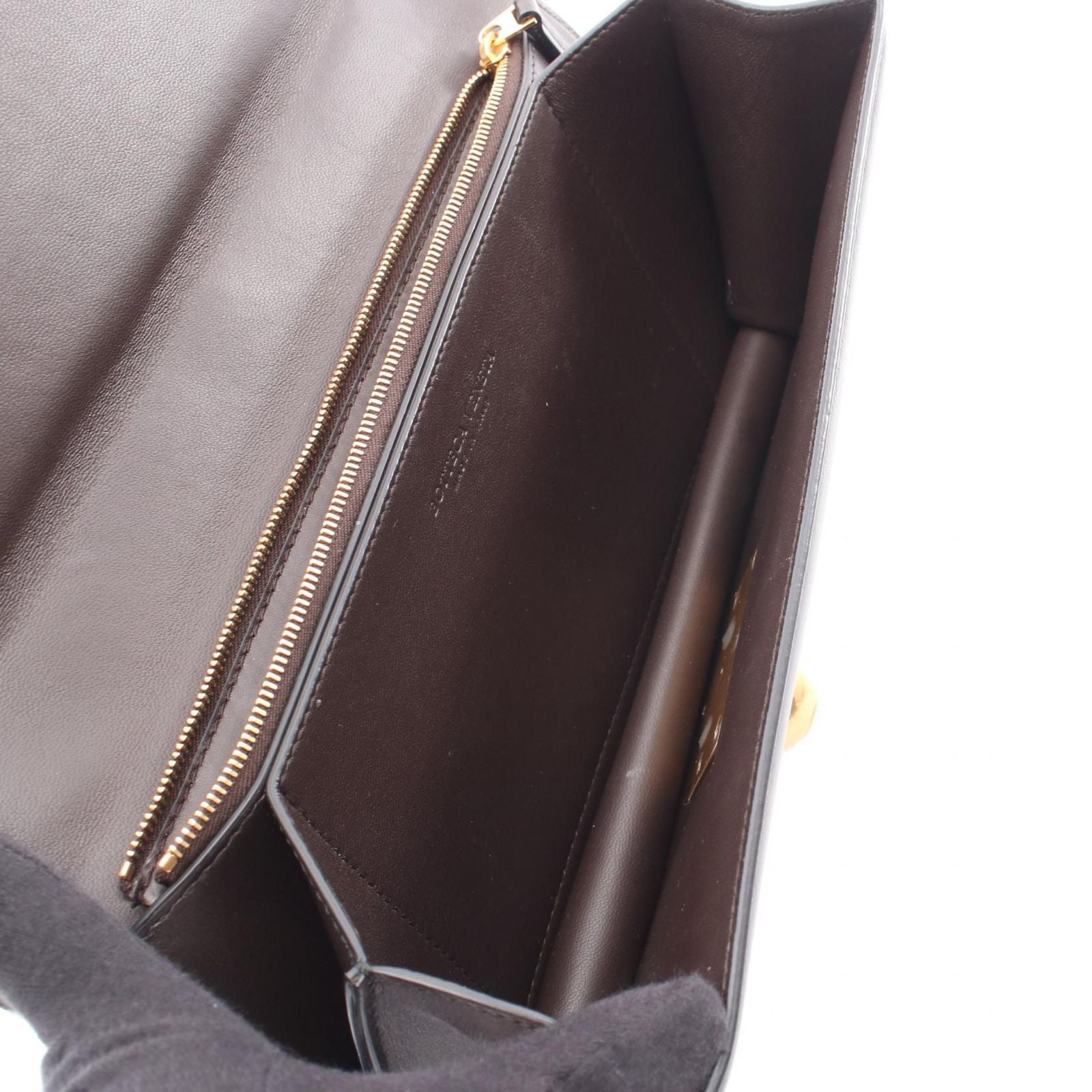 Bottega Veneta Shoulder Bag the Classic Dark Brown Leather Small Ronde — view 3