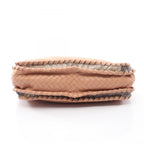 Bottega Veneta Shoulder Bag Intrecciato Beige Leather Exotic Cles the — view 5