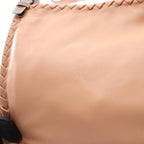 Bottega Veneta Shoulder Bag Intrecciato Beige Leather Exotic Cles the — view 8