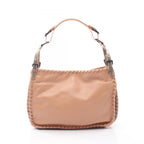 Bottega Veneta Shoulder Bag Intrecciato Beige Leather Exotic Cles the