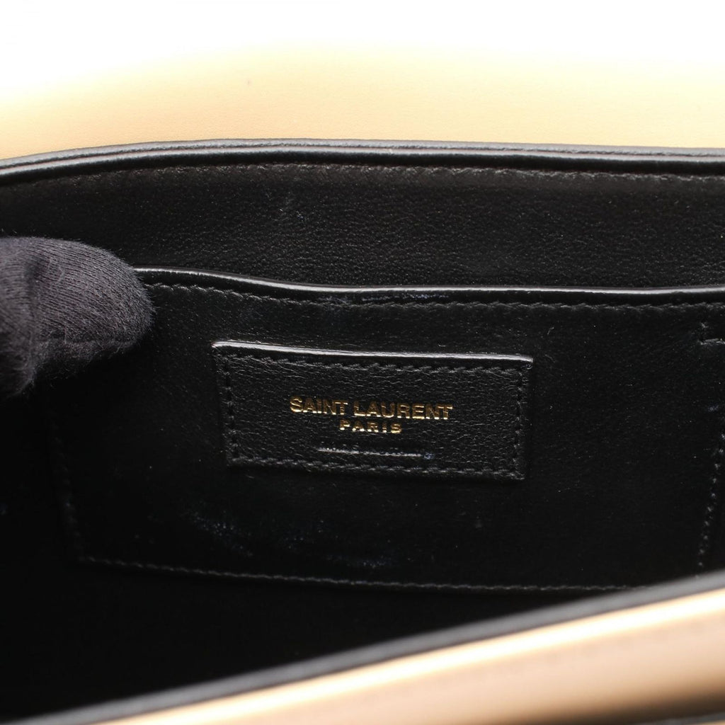 Saint Laurent Paris Shoulder Bag Solferino Beige Leather — view 4