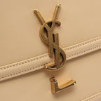 Saint Laurent Paris Shoulder Bag Solferino Beige Leather — view 7