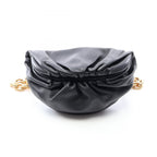 Bottega Veneta Waist Bag the Chain Pouch Mini Black Leather
