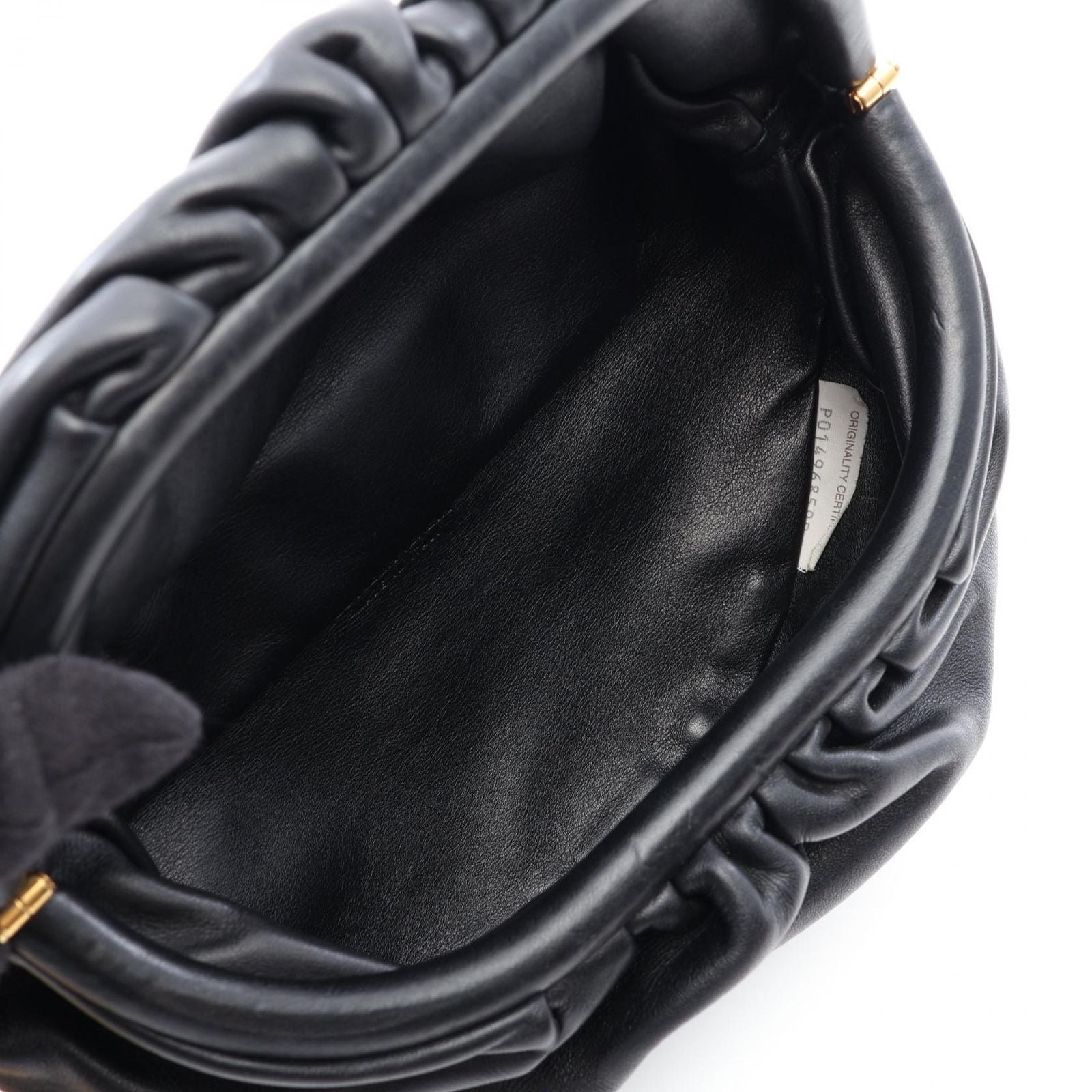 Bottega Veneta Waist Bag the Chain Pouch Mini Black Leather — view 3
