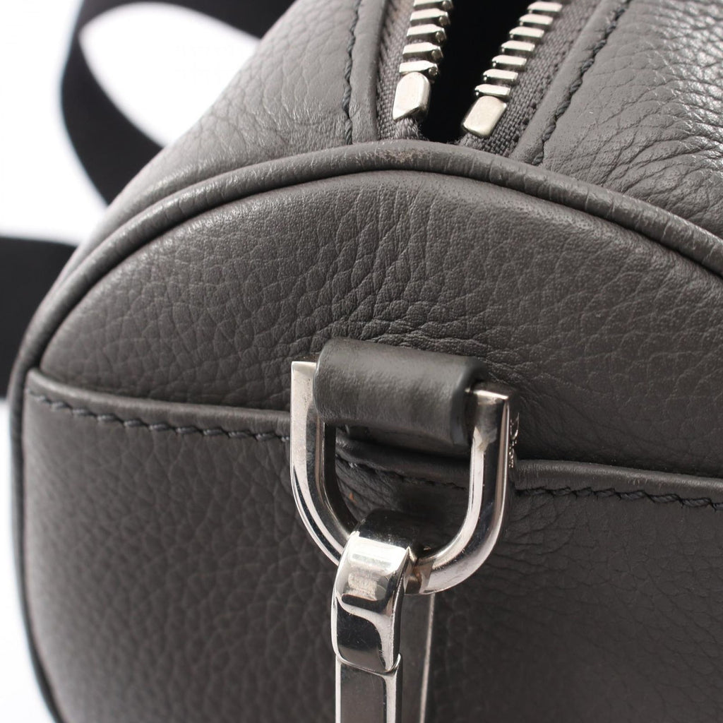 Dior Homme Shoulder Bag Atelier Lola Gray Leather Logo — view 5