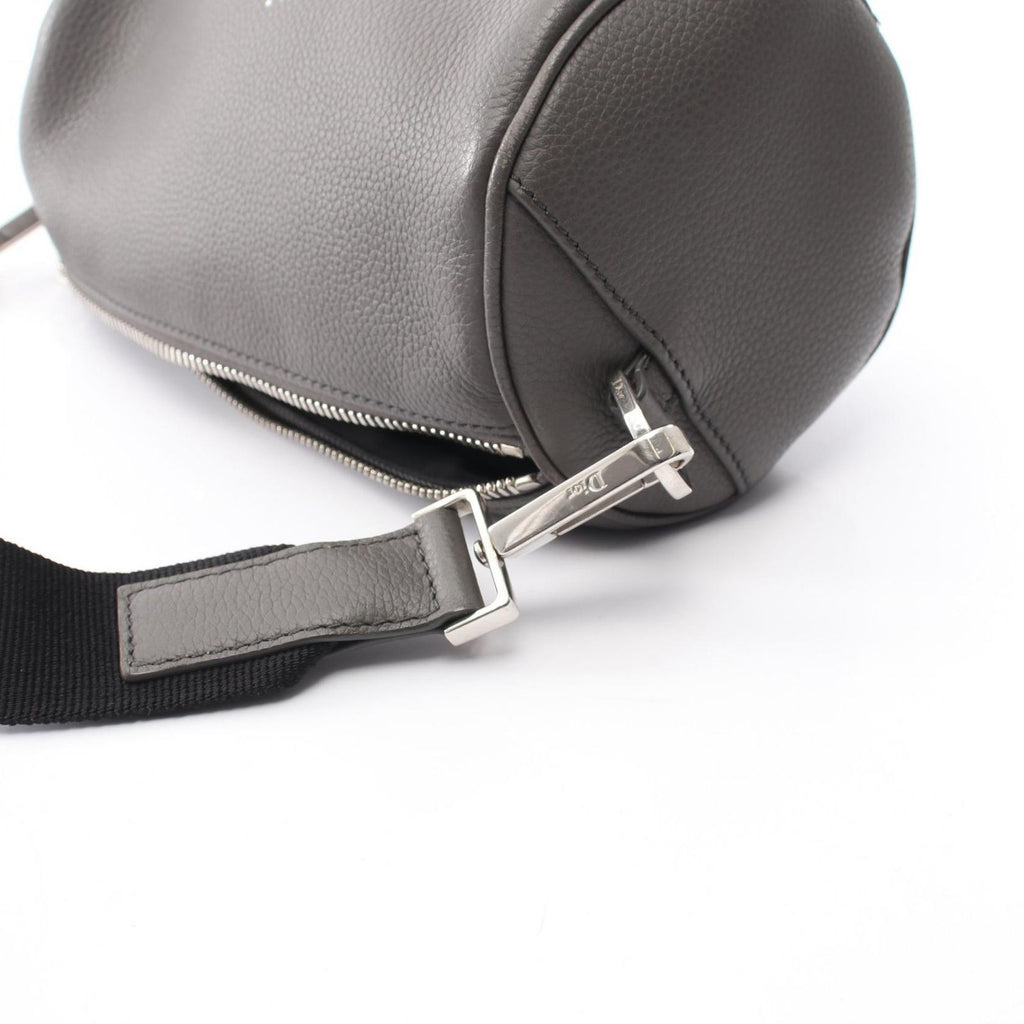 Dior Homme Shoulder Bag Atelier Lola Gray Leather Logo — view 7