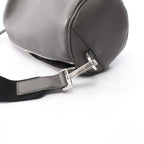 Dior Homme Shoulder Bag Atelier Lola Gray Leather Logo — view 7