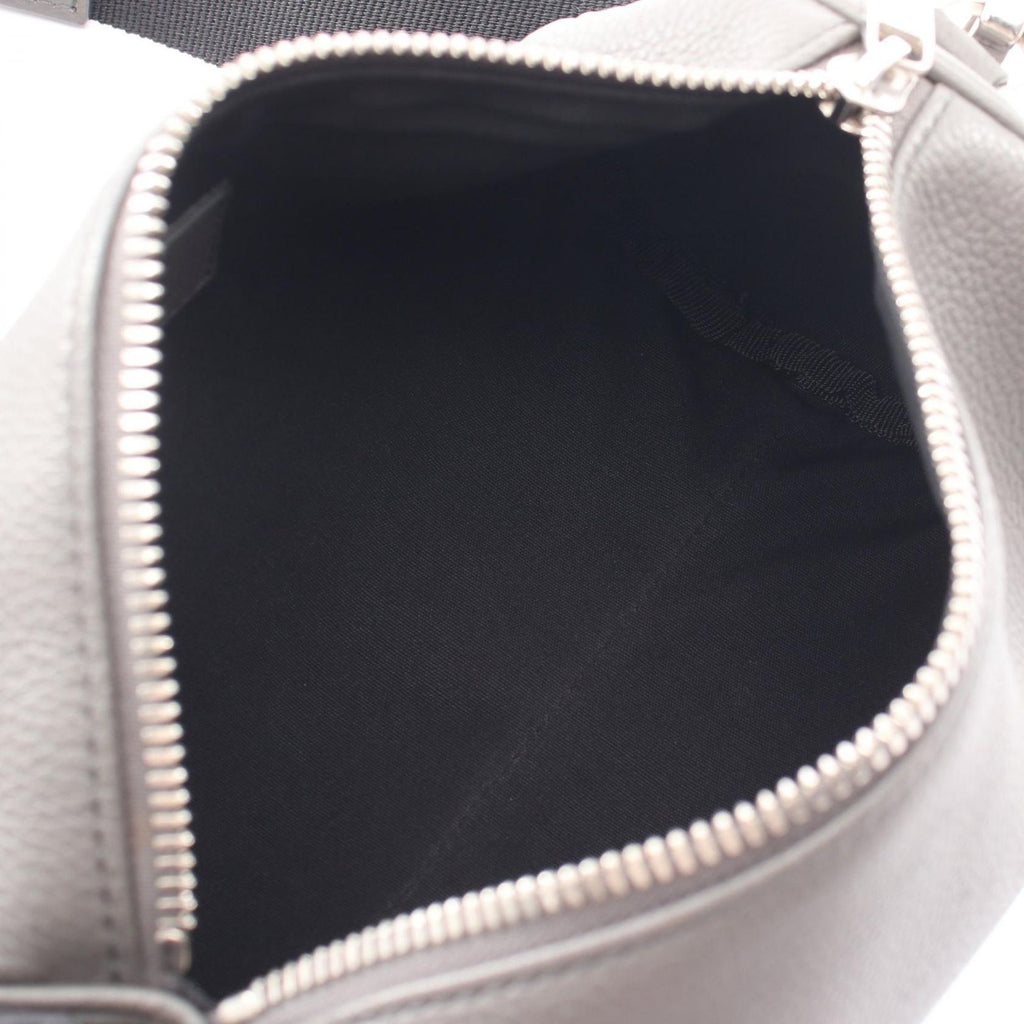 Dior Homme Shoulder Bag Atelier Lola Gray Leather Logo — view 3