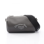 Dior Homme Shoulder Bag Atelier Lola Gray Leather Logo