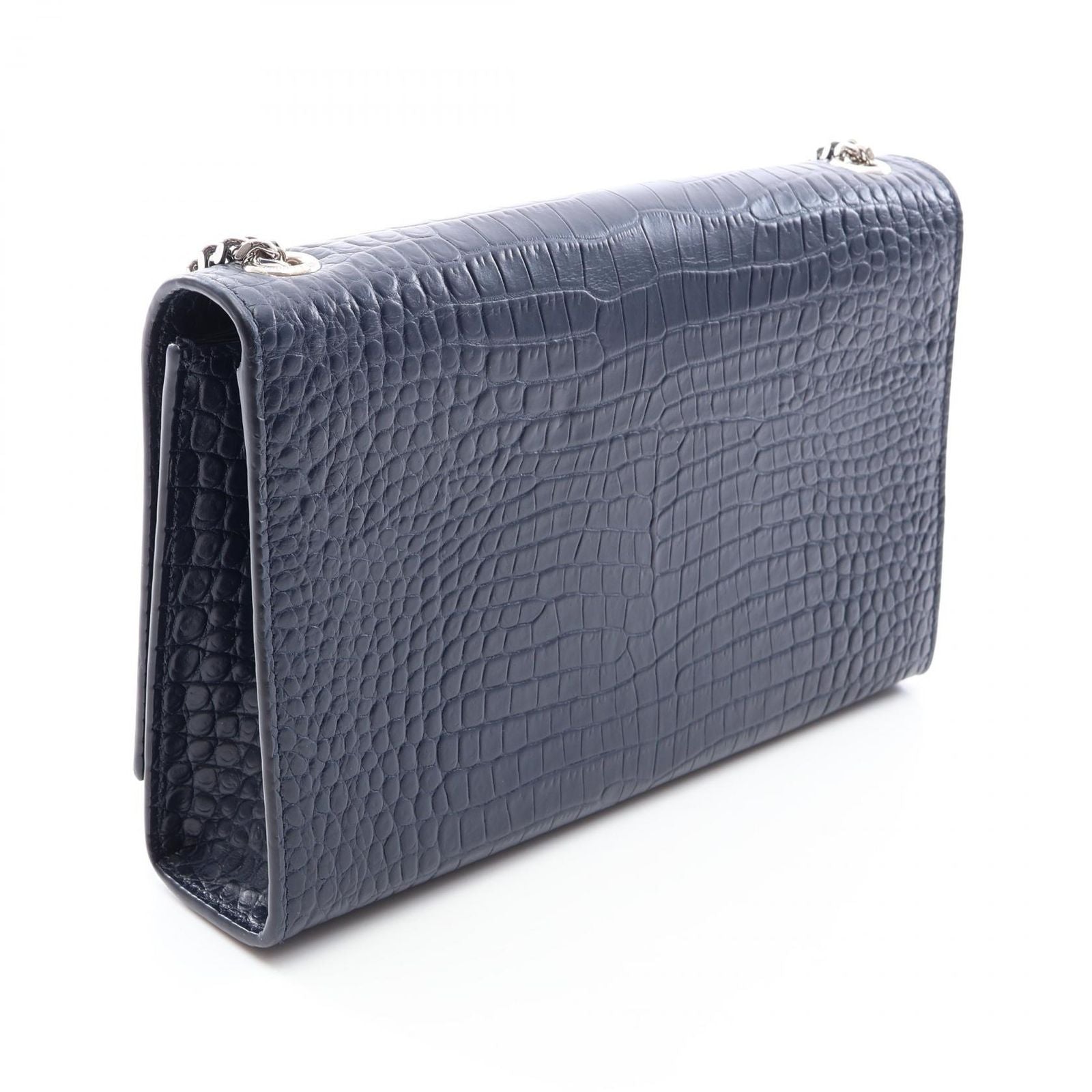 Saint Laurent Paris Shoulder Bag Kate Monogram Croco — view 2