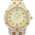 Hermes Watch Clipper Ivory