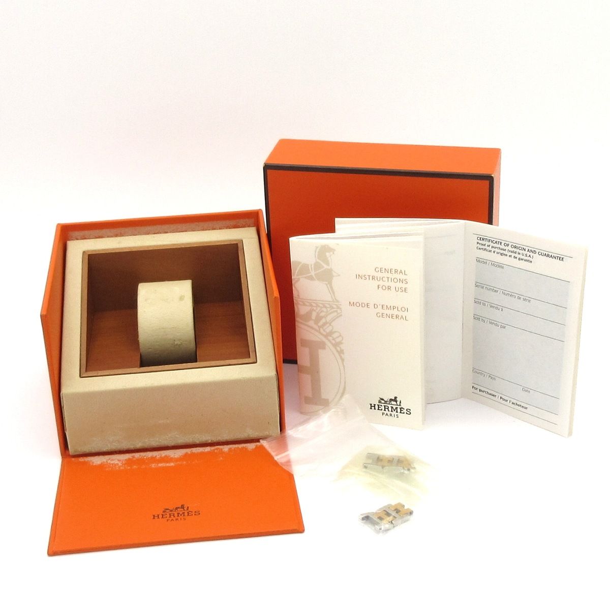 Hermes Watch Clipper Ivory — view 6