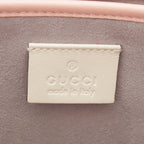 Gucci Bambu Leather Pearl 2-Way Handbag Pink — view 7