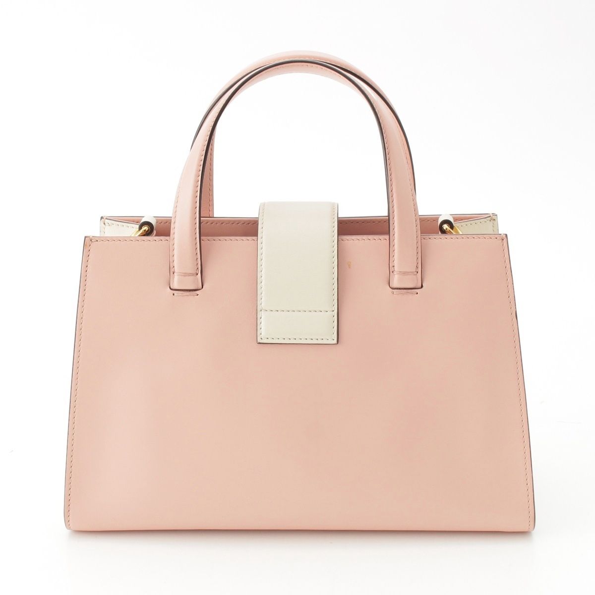 Gucci Bambu Leather Pearl 2-Way Handbag Pink — view 4