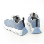 Hermes Impulse Suede Sneakers Blue — view 4