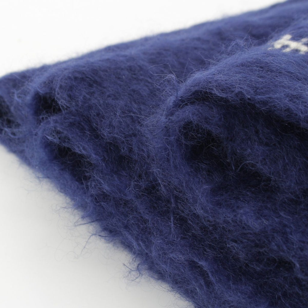 Loewe Mohair Logo Scarf Blue — view 8