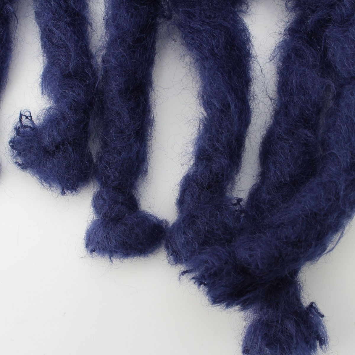 Loewe Mohair Logo Scarf Blue — view 4