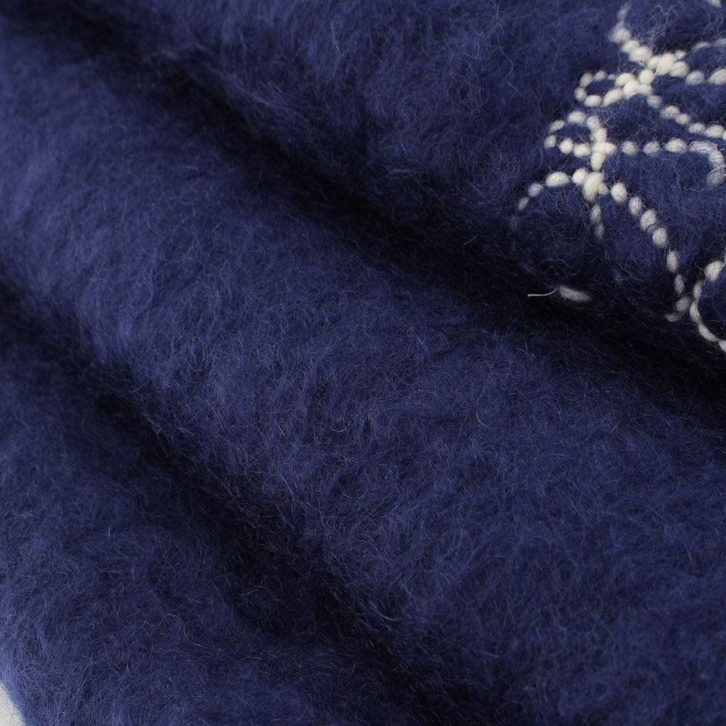 Loewe Mohair Logo Scarf Blue — view 7