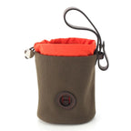 Hermes Canvas Dog Treats Pouch Khaki Orange