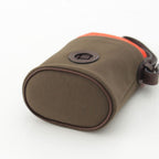 Hermes Canvas Dog Treats Pouch Khaki Orange — view 5