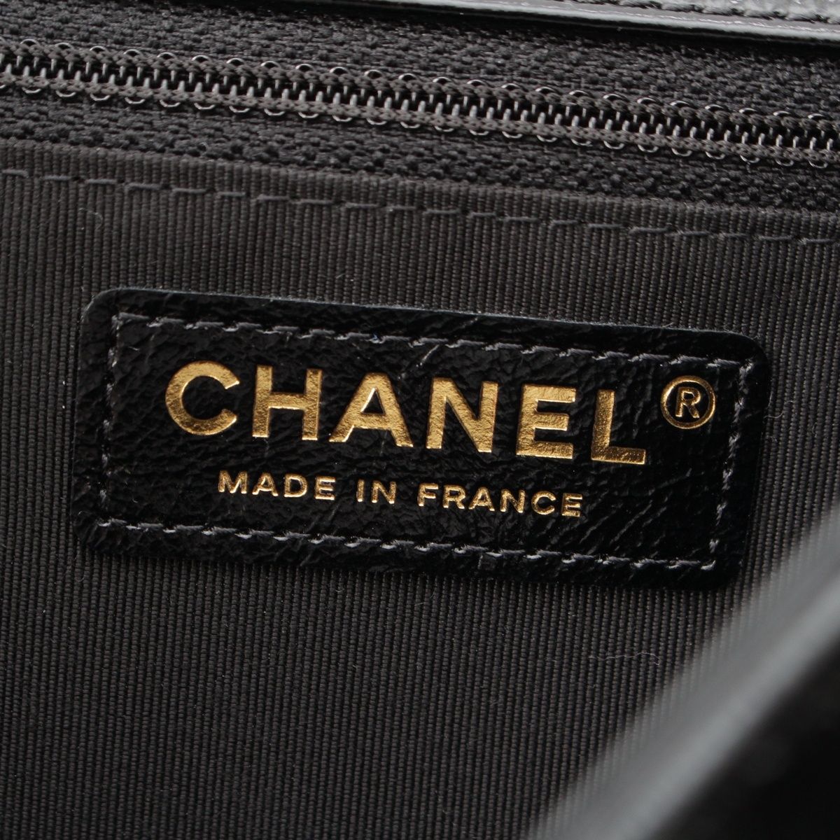 Chanel 25 Shiny Aged Calfskin Chain Shoulder Bag Black — view 7