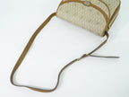 Dior Honeycomb Pattern Shoulder Bag Pochette Beige — view 4