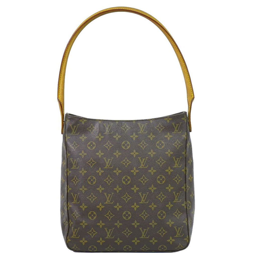 Louis Vuitton LV Looping GM Monogram Shoulder Bag Brown