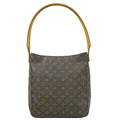 Louis Vuitton LV Looping GM Monogram Shoulder Bag Brown