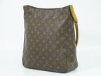 Louis Vuitton LV Looping GM Monogram Shoulder Bag Brown — view 2