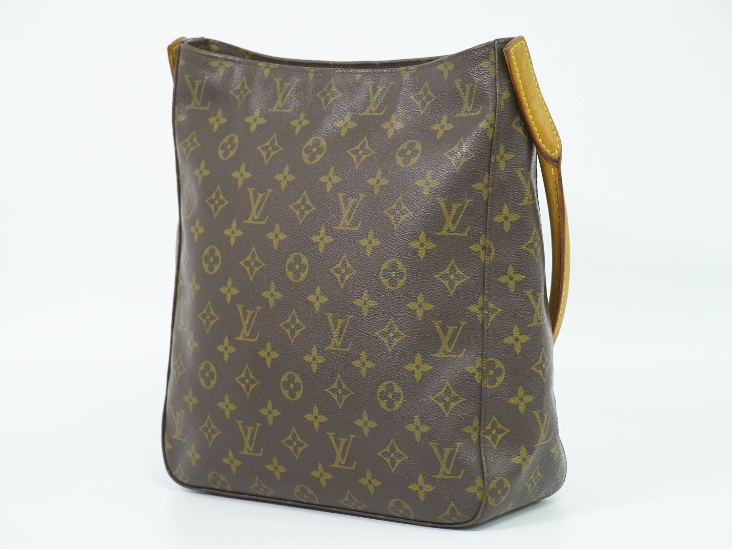 Louis Vuitton LV Looping GM Monogram Shoulder Bag Brown — view 2
