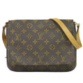 Louis Vuitton LV Musette Tango Short Monogram Shoulder Bag Brown