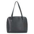 Louis Vuitton LV Lussac Epi Leather Shoulder Bag Tote Noir Black