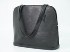 Louis Vuitton LV Lussac Epi Leather Shoulder Bag Tote Noir Black — view 2