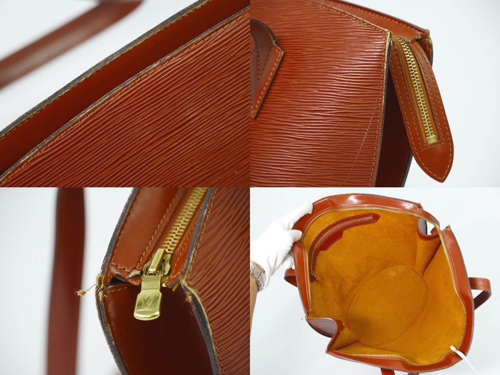 Louis Vuitton LV Saint Jacques Shopping Epi Leather Shoulder Bag Tote Kenya — view 8