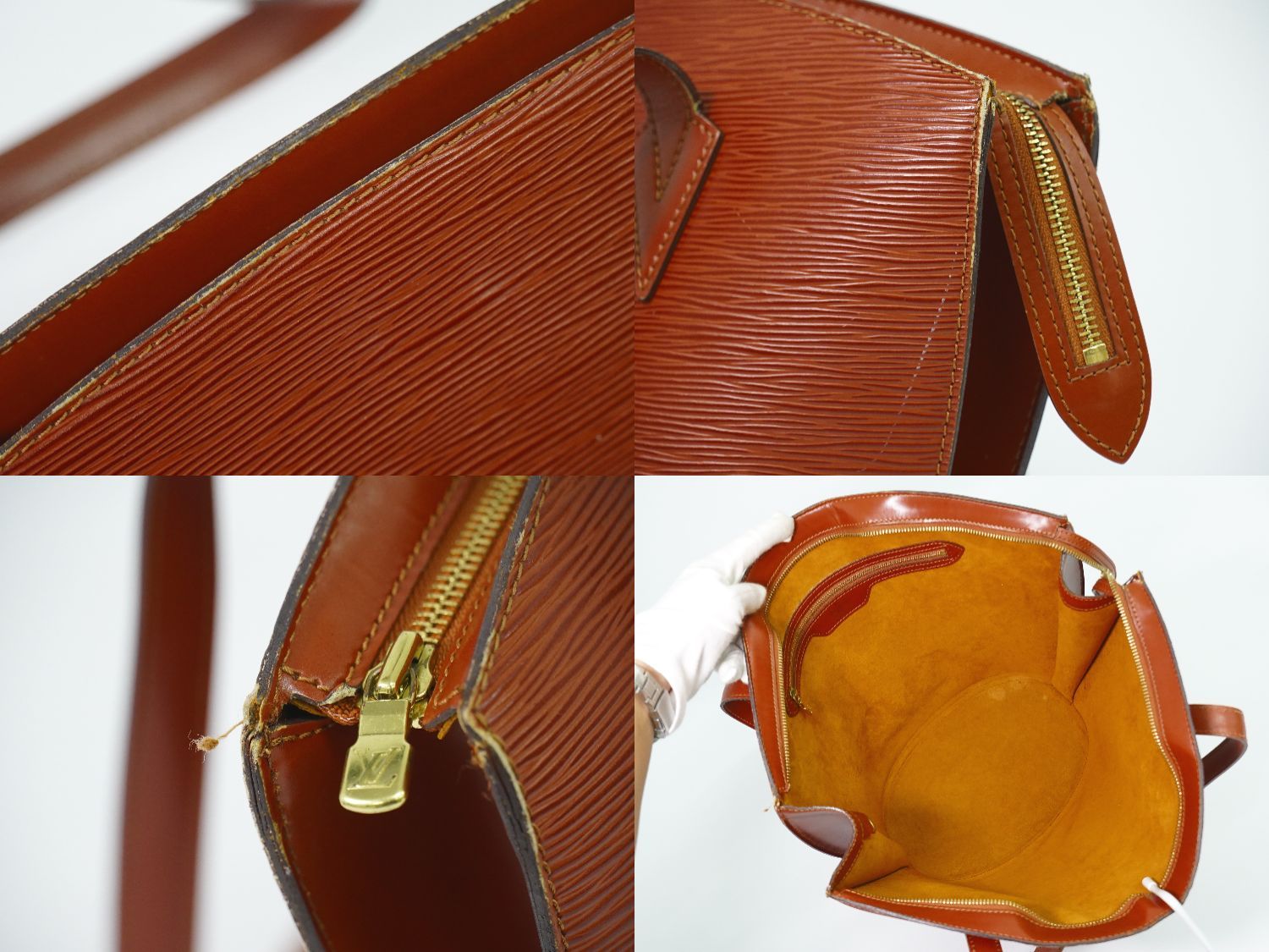 Louis Vuitton LV Saint Jacques Shopping Epi Leather Shoulder Bag Tote Kenya — view 8