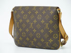 Louis Vuitton LV Musette Tango Short Monogram Shoulder Bag Brown — view 2