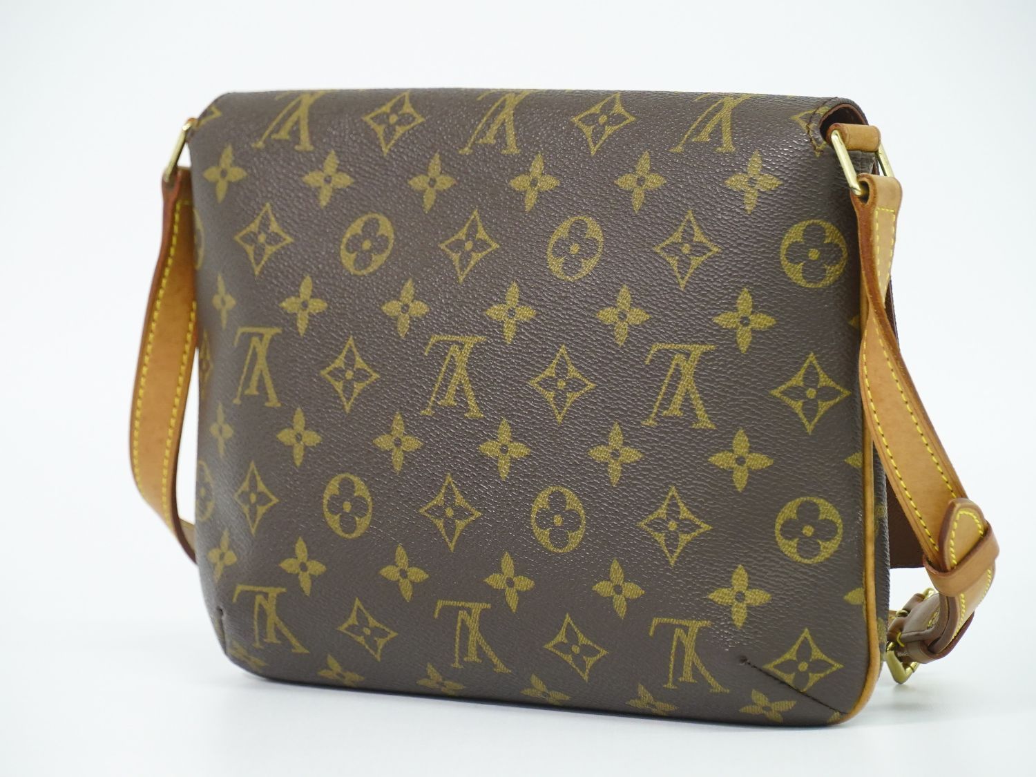 Louis Vuitton LV Musette Tango Short Monogram Shoulder Bag Brown — view 2