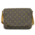 Louis Vuitton LV Musette Tango Short Monogram Shoulder Bag Brown