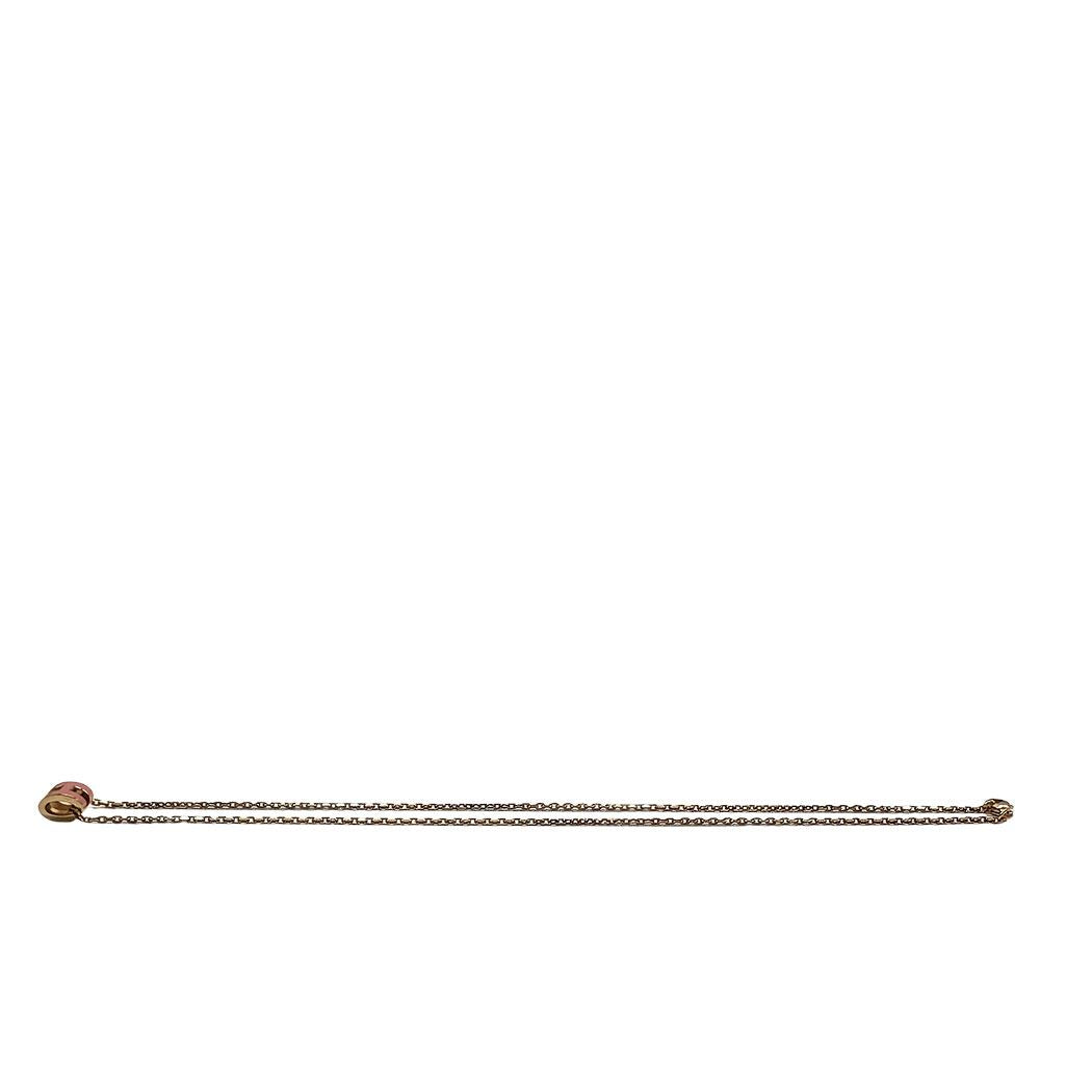 Hermes Necklace Pop Metal Pink Gold Pendant Adult — view 8