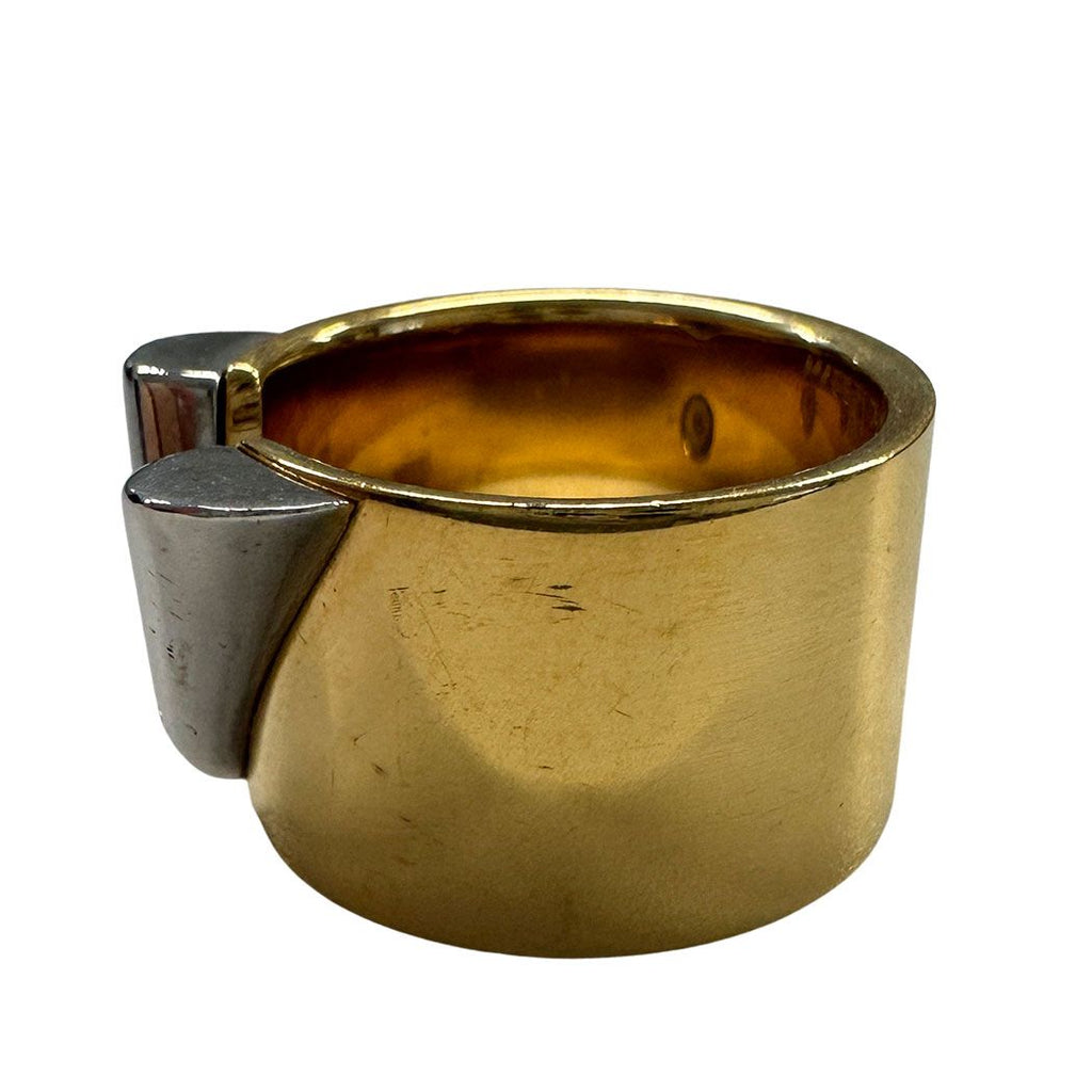 Louis Vuitton Ring Metal Essential Gold M Simple Adult — view 2
