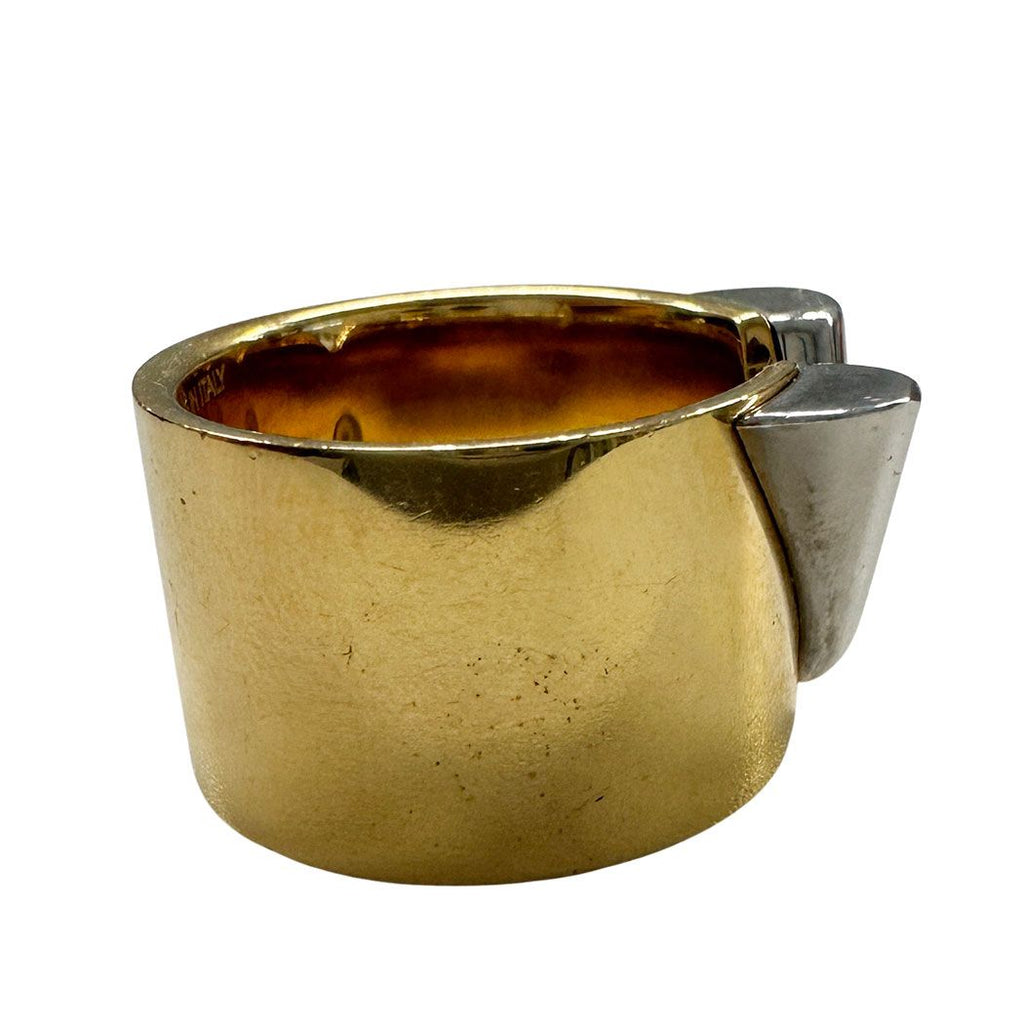 Louis Vuitton Ring Metal Essential Gold M Simple Adult — view 4